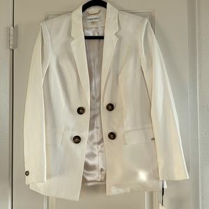 NWT! Calvin Klein Linen Suit Blazer. Perfect for Spring & Summer!